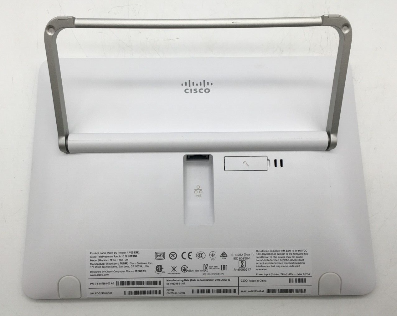 Cisco Telepresence Touch 10 TTC5-09